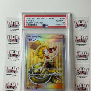 Pokémon Nita 160/150 SR (PSA 10 GEM MT) Ultra Shiny GX SM8b Japanese