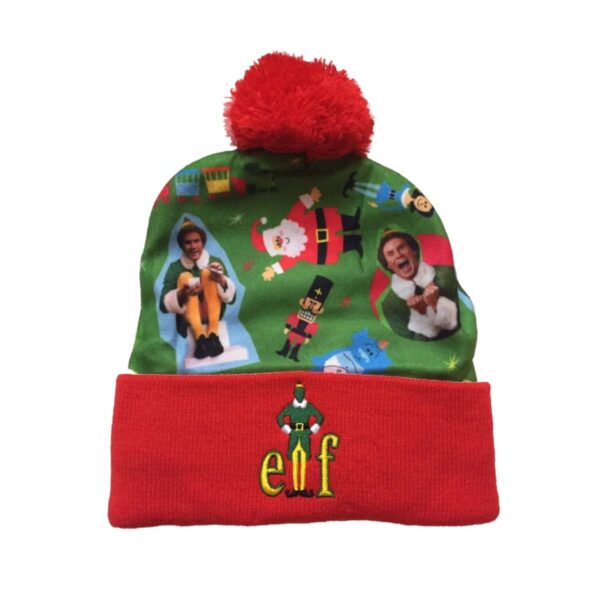🔥ELF–Logo Embroidery Sub. Crown Cuff Knit Beanie🔥