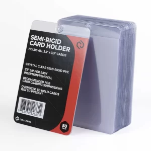 COLLCT.PRO Semi Rigid Card Holder ( 50 Pcs Per Pack )