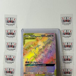 Pokémon Moltres & Zapdos & Articuno GX Secret Rare Hidden Fates 69/68