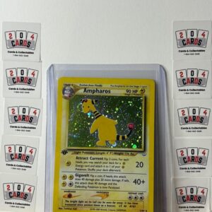 Pokémon Ampharos 1/64 1st Edition Neo Revelation (DM) ( DENT Bottom Left)