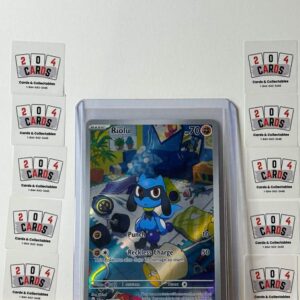 Pokémon Riolu IR Scarlet & Violet Base Set 215/198