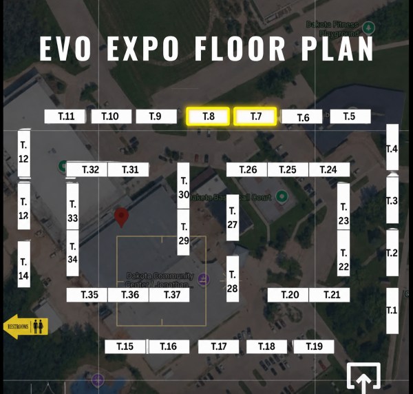 sizedfloor plan